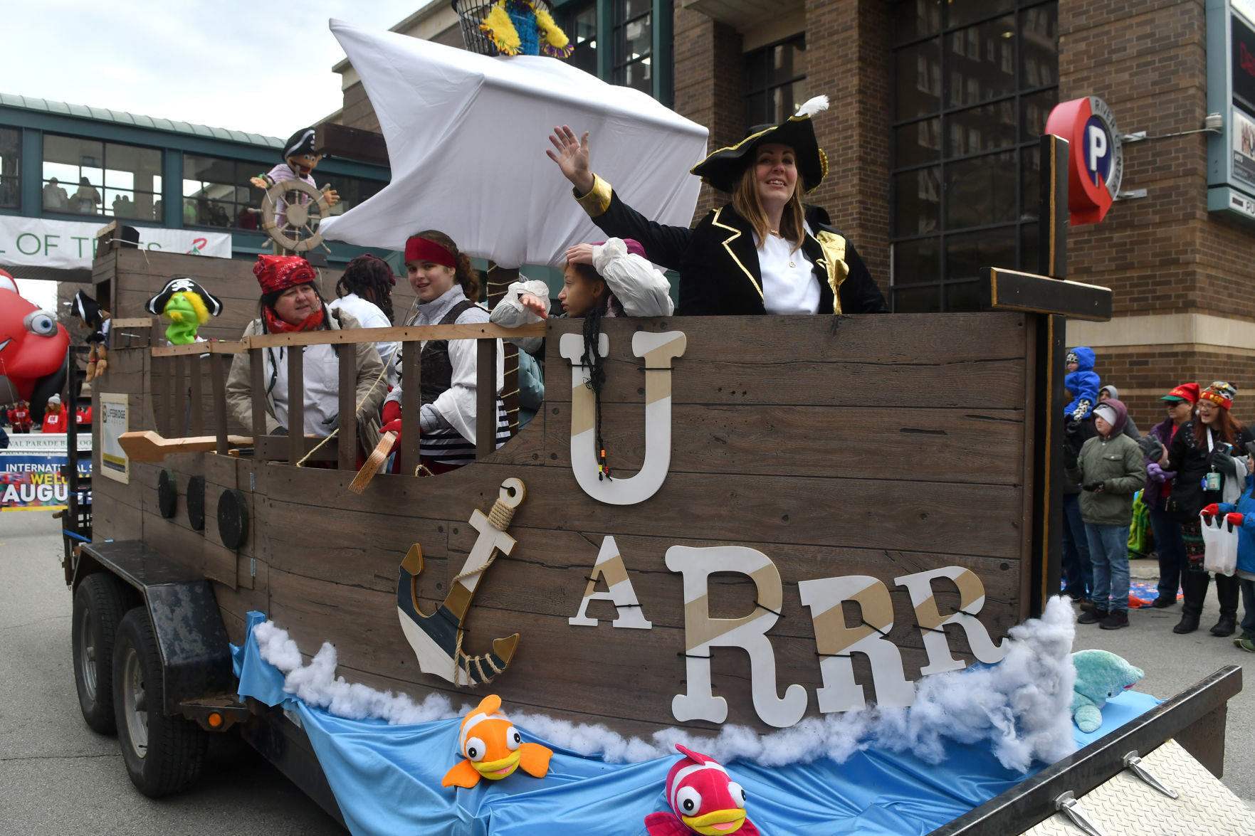 The 27th annual Holiday Parade in downtown Davenport.